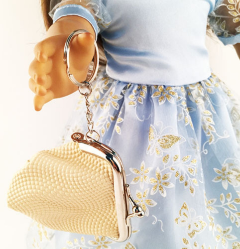 Сумочки для куклы с фермуаром фактурные фото 3