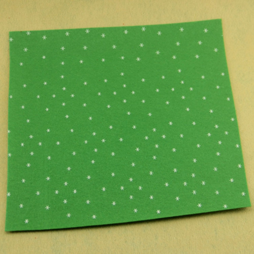 Фетр жесткий 1 мм 30х30 см принт Снежинки фото 4