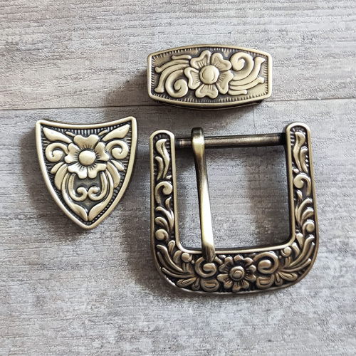 Комплект фурнитуры для ремня 38 мм Латунь  SBK-4328 - фото товара фото 4