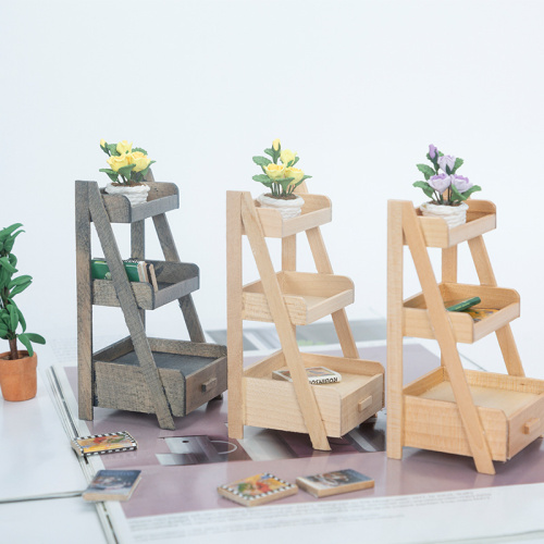 Полка напольная для кукол с выдвижным ящиком Полка напольная для кукол с выдвижным ящиком