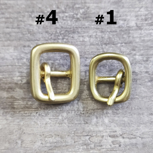 Пряжка 15 мм латунная с перекладиной 15L-201 фото 6