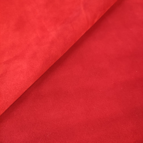 Кожа Велюр 1,4 мм Красный Белоруссия фото 4