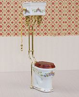 Туалет керамический для кукольного домика  - купить для кожевенного хобби