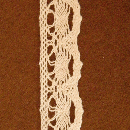 Тесьма хб вязаная Кремовая 28 мм | Галерея фото | Pava.pro Тесьма хб вязаная Кремовая 28 мм - фото товара