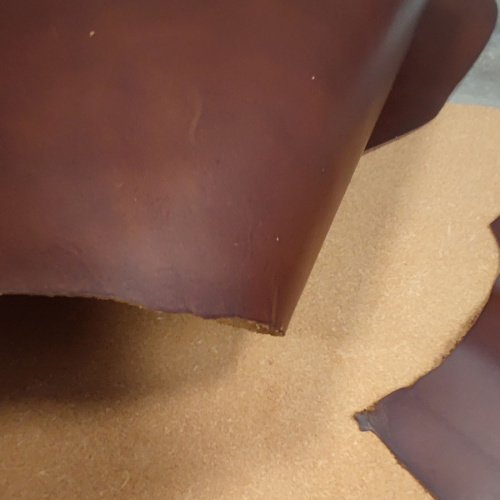 Кожа Пола 1,2 мм растит. дубл. BUTTERO 07 Каштан фото 3