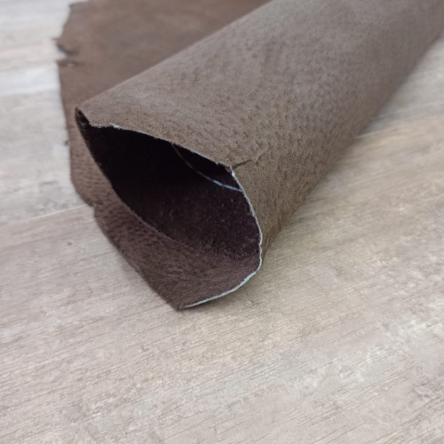 Кожа подкладочная (спилок свиной)  Коричневый фото 6