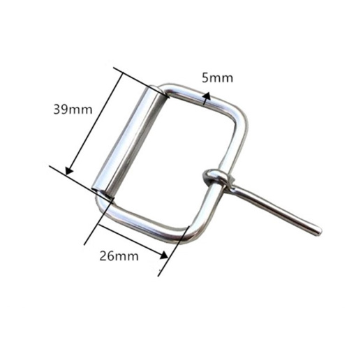 Пряжка 27-53 мм с роликом стальная арт. W041B фото 8