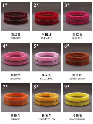 Молния металлическая №5 рулонная зубья под серебро YKK цена за 10 см фото 10