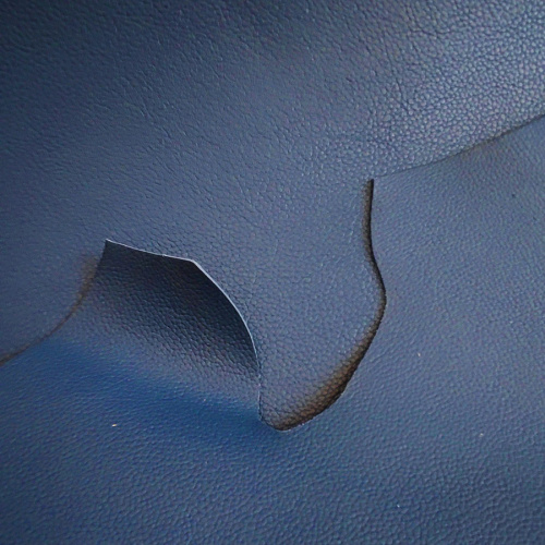 Кожа Флотер двухсторонний 1,4-1,6 Синий Италия фото 2