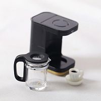 Кофеварка для кукольной кухни Черная  - купить для кожевенного хобби