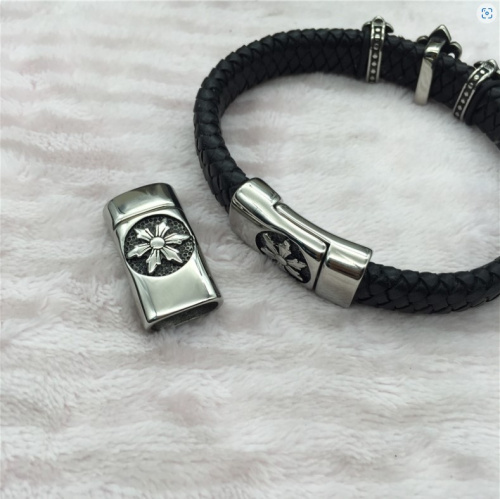 Замок 12х6 мм для плоских браслетов Снежинка | Галерея фото | Pava.pro фото 2 Замок 12х6 мм для плоских браслетов Снежинка BR-z42 - фото товара фото 2