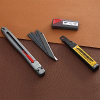 Нож-резак универсальный 9 мм в наборе SDI  - купить для кожевенного хобби