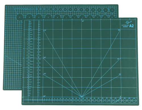 Мат А2 двусторонний для резки 45*60 см, толщ. 3 мм   - фото товара