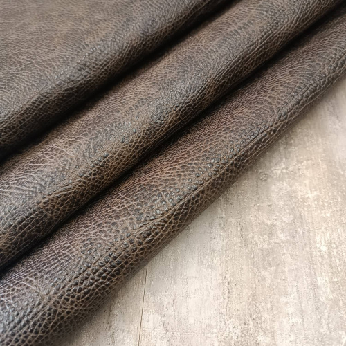 Кожа КРС 1,0 мм Слон Тёмно Коричневый Турция фото 8