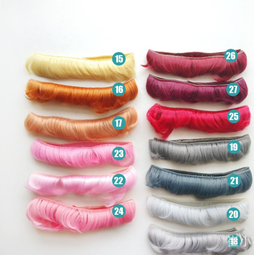 Трессы для кукол 5 см Прямые  фото 3