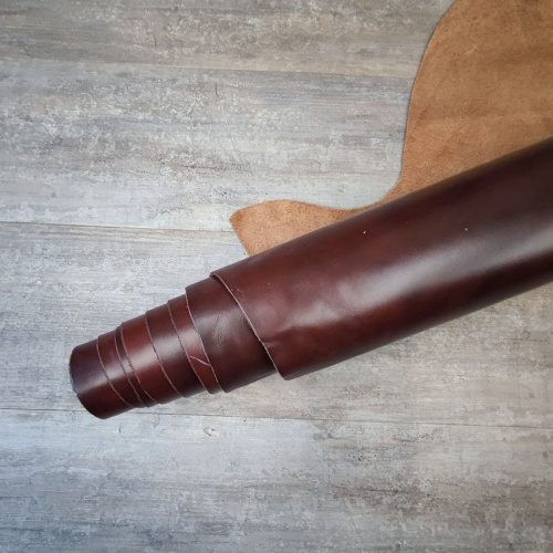 Кожа КРС 1,2-1,4 мм пылевидная с покр. Коричневый