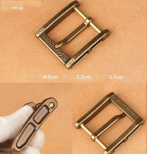 Пряжка 40 мм латунная L-102 фото 5