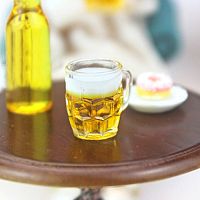 Кружка с пивом для кукол Миниатюра 1:12  - купить для кожевенного хобби