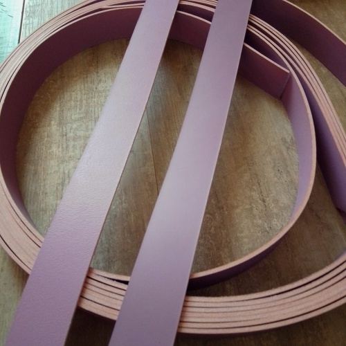 Заготовка для ремня раст. дубл. 39 мм толщ. 2,9 мм Сиреневый Италия  ZR_RD881 - фото товара