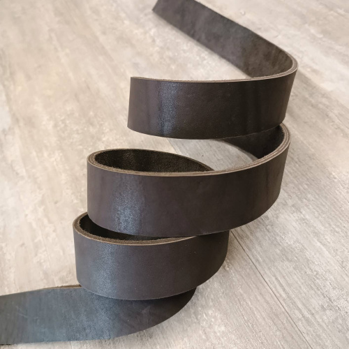 Заготовка для ремня хром. дубл. 39 мм толщ. 3,6 мм Тёмно Коричневый   ZR RU-Braun - фото товара фото 2