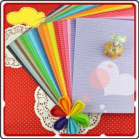 Фетр жесткий 1 мм 30х30 см принт Полоска