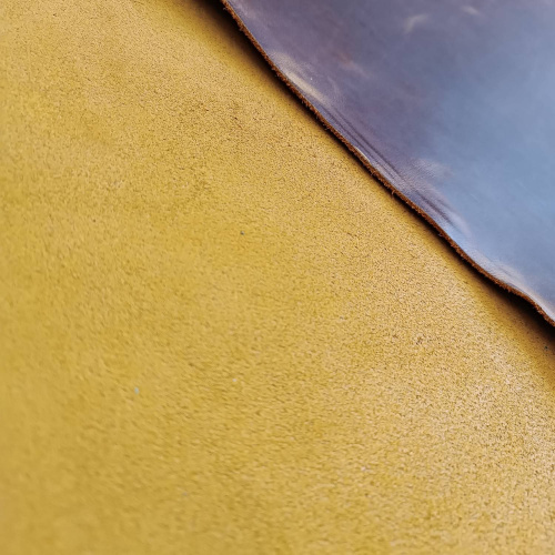 Кожа Крейзи Хорс Dark 1,4-1,6 мм Табак фото 2