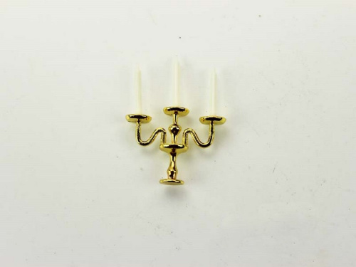 Канделябр на 3 свечи для кукол фото 3