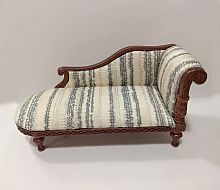 Миниатюра для кукол Козетка с валиком Орех  - купить для кожевенного хобби