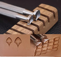 Штамп для тиснения по коже Рыбья чешуя нержавеющая сталь