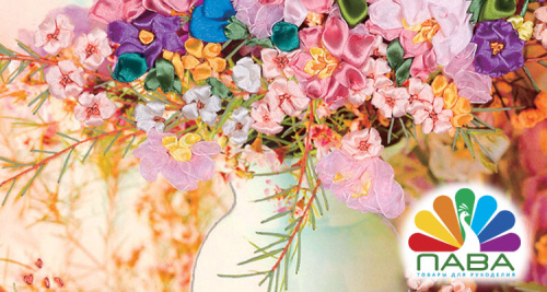 Набор для вышивки лентами Утренний букет  VL С-0023 - фото товара фото 3