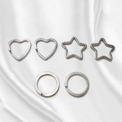 Кольцо плоское фигурное для ключей фото 2