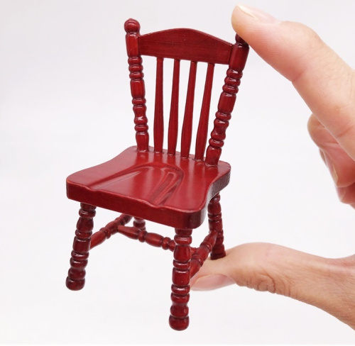 Стул для кукол Махагон Миниатюра 1:12 | Галерея фото | Pava.pro Стул для кукол Махагон Миниатюра 1:12 - фото товара