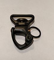 Карабин металлический 25 мм черный арт. 5177  - купить для кожевенного хобби