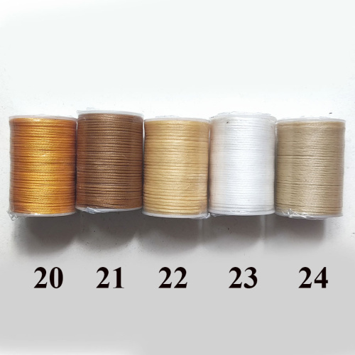 Нить для кожи вощеная 1,2 мм плоская Bayonet фото 6