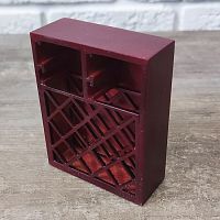 Полка для кукол для вина Миниатюра 1:12  - купить для кожевенного хобби