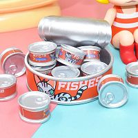 Консервы для кошек кукольная Миниатюра 1:12  - купить для кожевенного хобби