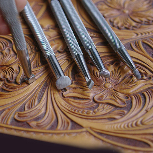 Штамп для тиснения по коже 10-00 /10-02/10-03 EMS углеродистая сталь фото 6