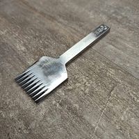 Пробойник строчный косой зуб 3,38 мм полированная сталь арт. BN-038   - купить для кожевенного хобби