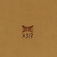 Штамп для тиснения по коже X513 Япония   - купить для кожевенного хобби