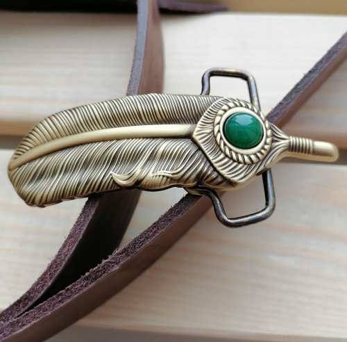 Пряжка для ремня декоративная Перо | Галерея фото | Pava.pro Пряжка для ремня декоративная Перо PR D-PERO - фото товара