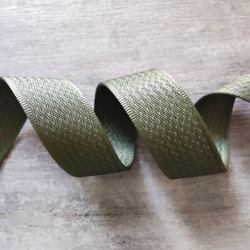 Лента ременная 38 мм/2 мм Елочка пэ фото 10