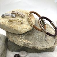 Бусина 8х4 для браслетов Стразы Сталь