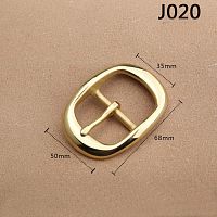 Пряжка 35 мм латунная Золото арт. J020