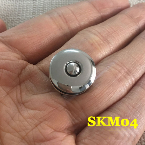 Застежка магнитная зажимная 17 мм Латунь SKM04 фото 8