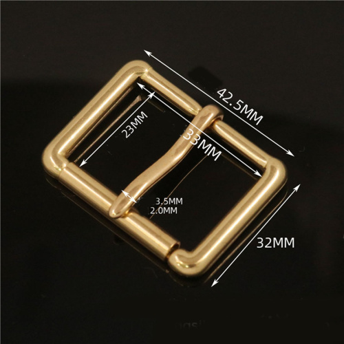 Пряжка 13-38 мм латунная с роликом L12 фото 4 Пряжка 13-38 мм латунная с роликом L12 фото 4