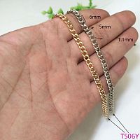 Цепь галантерейная звено 6 мм, цена за 10 см