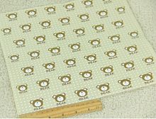 Фетр жесткий 1 мм 30х30 см принт Мишки  - купить для кожевенного хобби