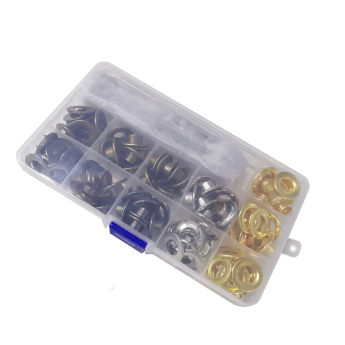 Люверсы 10 мм, набор 40 шт. с инструментами  для установки  KQ-203 - фото товара фото 2