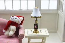 Лампа настольная для кукольного домика B195  - купить для кожевенного хобби
