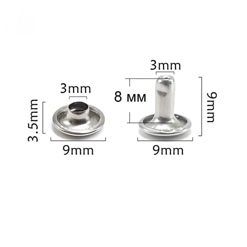 Хольнитены двухсторонние Сталь10 шт. фото 6